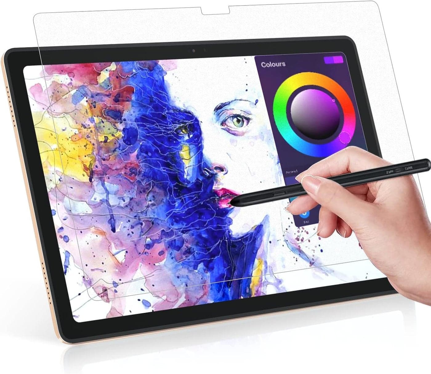 ZOEGAA Samsung Galaxy Tab S9 FE Screen Protector, Paper Screen Protector for Samsung Galaxy Tab S10 Plus/Tab S9 FE Plus 5G/S9 Plus/S7 FE/S8 Plus/S7 Plus 12.4 Inch 2023, Write and Draw Like on Paper