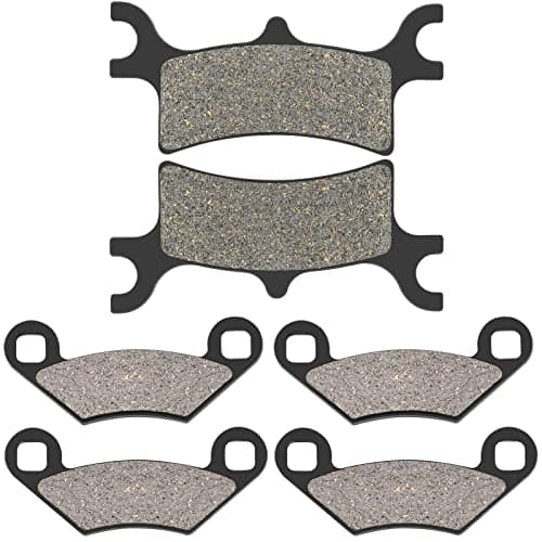 AHL Front and Rear Brake Pads for Polaris 500 Sportsman HO/EFI 2003-2008 500 Sportsman X2 2006-2008 500 Scrambler 4x4 2005-2012 600 Sportsman 4x4 2003-2005 700 Sportsman (All models) 2002-2007