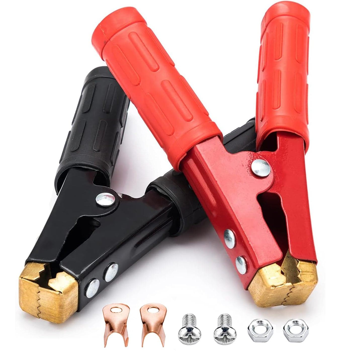 HerMia 800A Heavy Duty Pure Copper Jumper Cables Boost Clamp Car Battery Charger Clamps 2 PCS