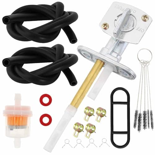 YOFMOO Fuel Gas Petcock Valve Pump Switch Compatible for CRF50 Suzuki DRZ400 FZR600 LT80 LTZ250 LTZ400 Yamaha YFS200 YFM250 YFM350 YFM400 YFM600 YFM660 YFZ350 YFZ450 Raptor 660 Wolverine Banshee 350