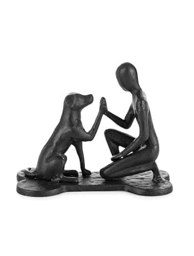 Sziqiqi Dog Dad Gifts for Men Gifts for Dog Lovers Owners Dads Fathers Day Christmas Valentines Day Birthday Memorial Gift for Dogs Dads Pet and Man Statue for Doggy Lover