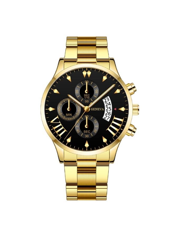 Fashion Calendar Three Eyed Men's Watch