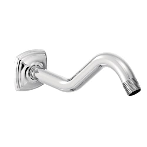 Moen 161951 Curved Shower Arm with Wall Flange Chrome