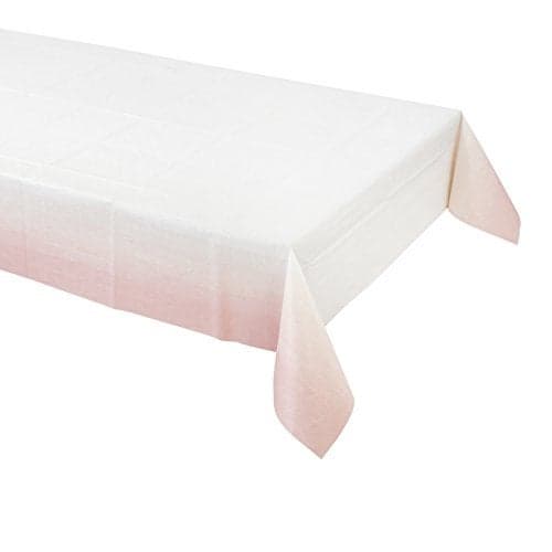 Talking Tables Pink And Gold Party Supplies | Pink Paper Table Cloth | Great For Baby Shower, Girls Party, 1st Birthday And Birthday Celebrations | Paper, 180 cm x 120 cm