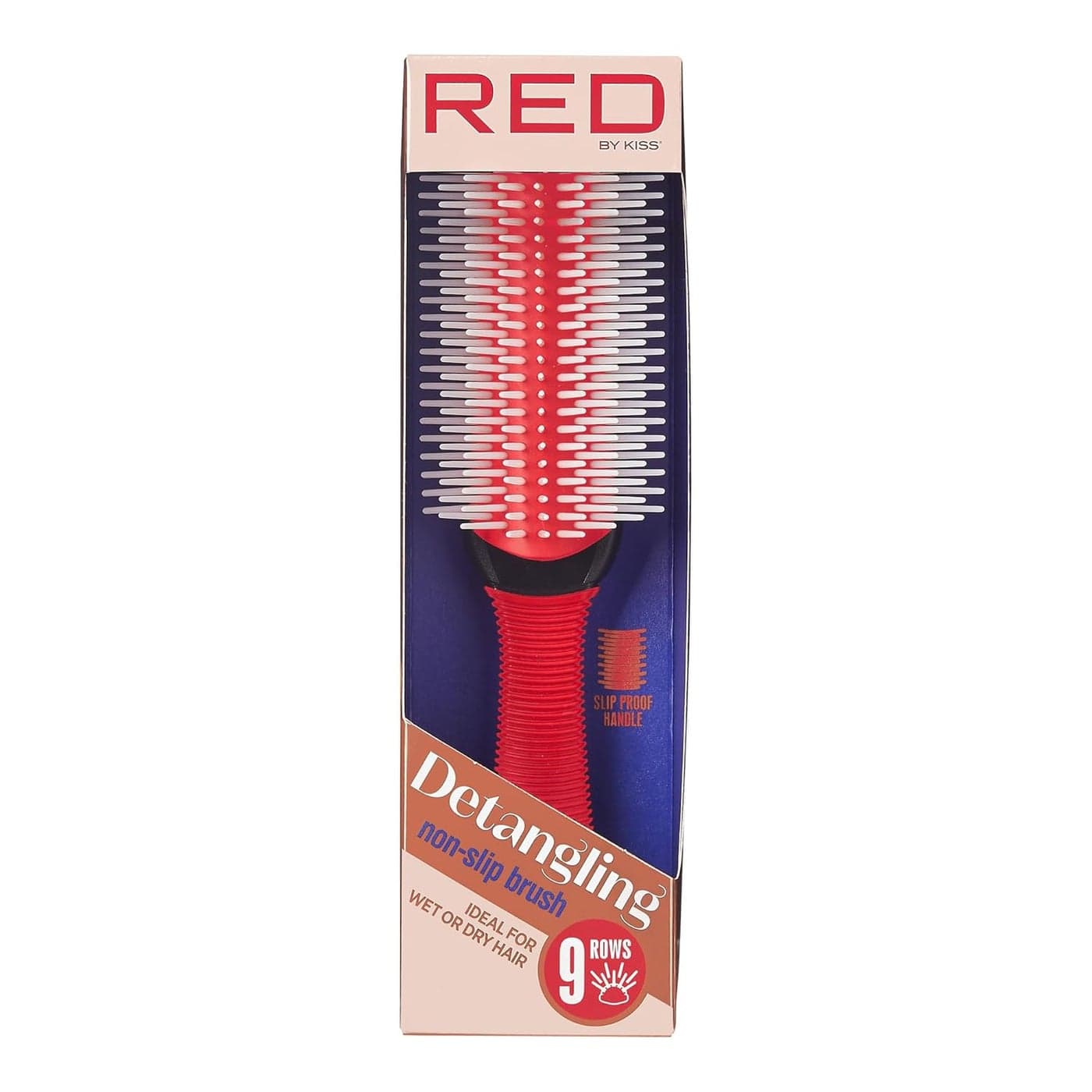 Red by Kiss Detangling NonSlip Brush 9 Rows