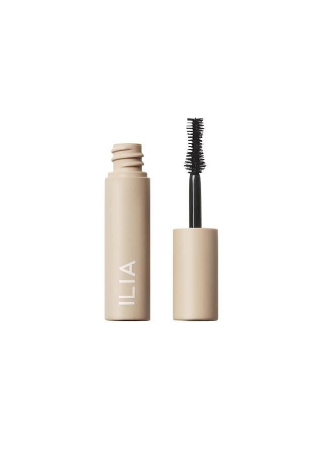 Fullest Volumizing Mascara | Non-Toxic, Vegan, Cruelty-Free, Smudge + Flake-Free, Safe For Sensitive Eyes, For Fuller, Thicker, & Healthier Lashes (Travel Size Mini, 0.13 oz | 4 ml)