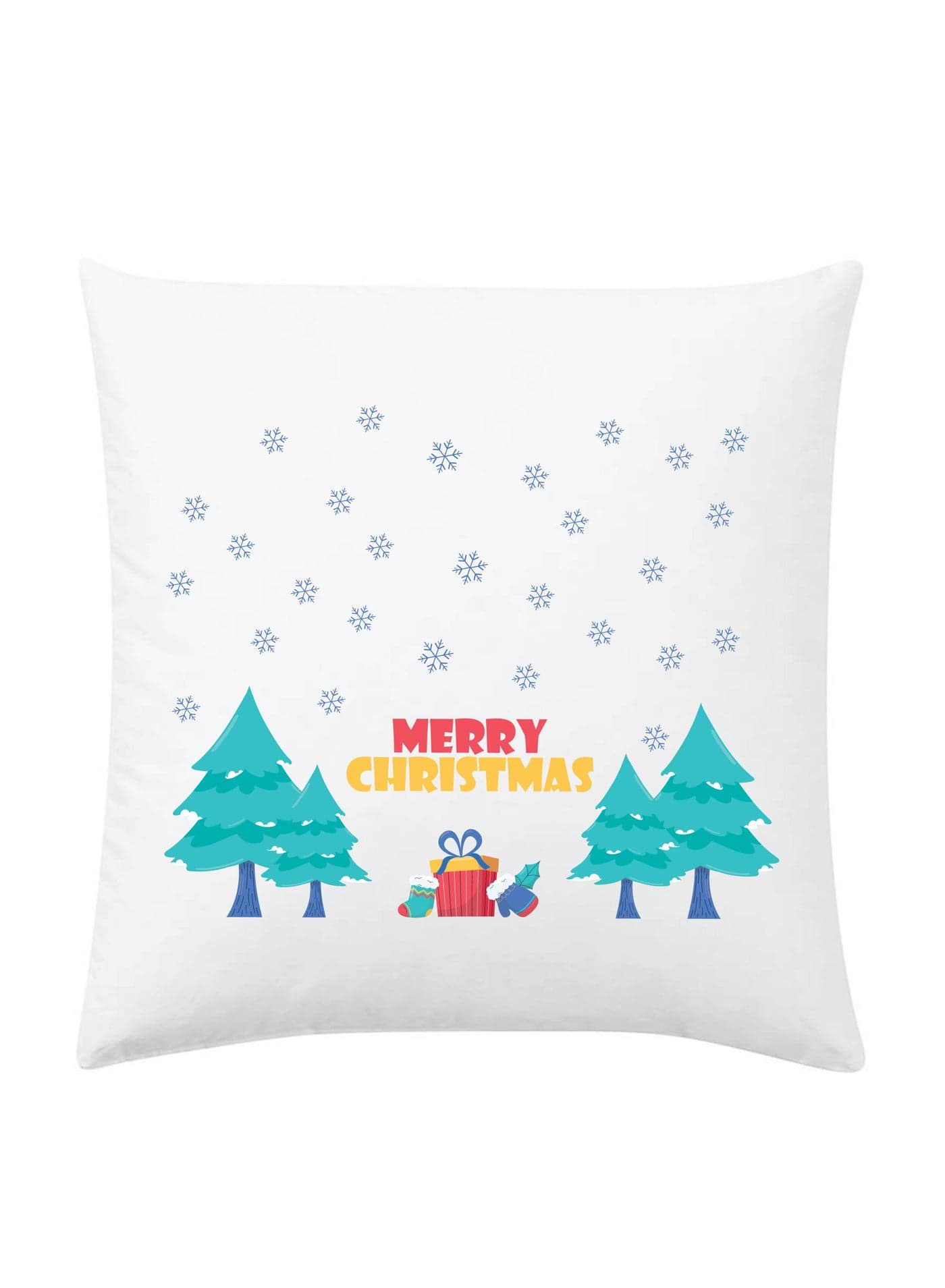 Christmas Cushion 40 cm X 40 Cm the perfect Decor for Xmas celebrations and Free inside filler for your home (Design 5)