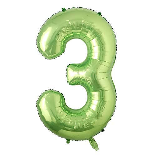 40 inch Large Green Foil Number 09 Helium Balloons Figures Ball Baby Shower Happy Birthday Party Wedding Decoration Supplies 40 inch Green 3