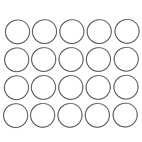 20pcs Carburetor Float Bowl Gaskets Lawn Mower Parts Kit Compatible with Briggs Stratton 799871 799866 790845 796707 794304 Replace 796610