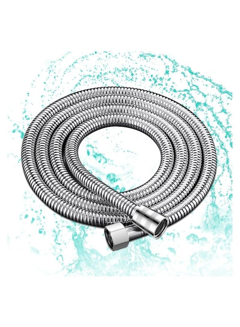 Extra Long Shower Hose 360 Degree Anti-twist 304 Stainless Steel Handheld Shower Hose Stainless Steel -200CM