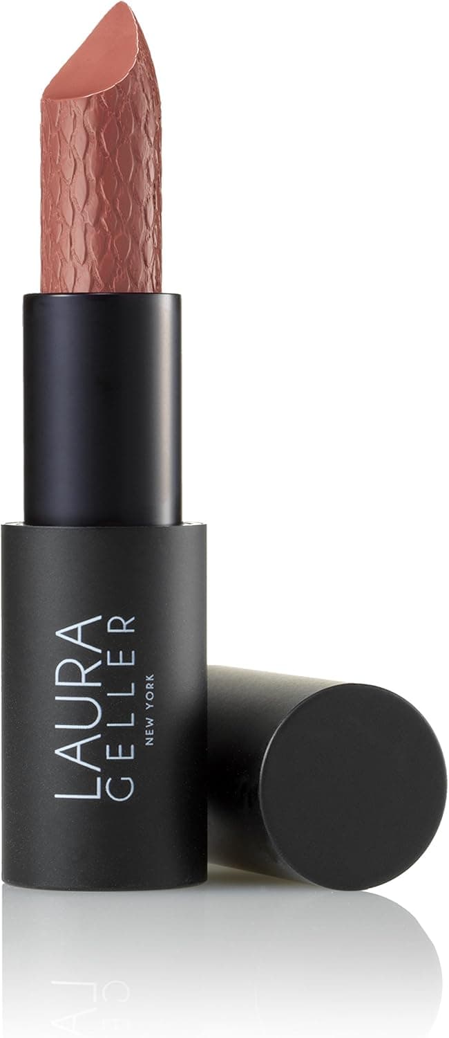 LAURA GELLER NEW YORK Iconic Baked Sculpting Lipstick with Moisturizing Creamy Formula Lightweight Long Lasting and Smudge Proof Lip Color Brooklyn Beige 38 g