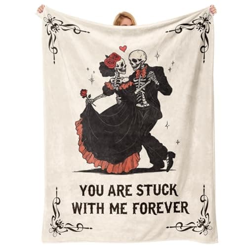 Nuowagify Gifts for Him Her, Anniversary Blanket Gifts for Men Women 60"x50", Birthday Gift for Boyfriend Girlfriend Wife Husband, Wedding Gift for Couples Newlyweds, I Love You Present for Women