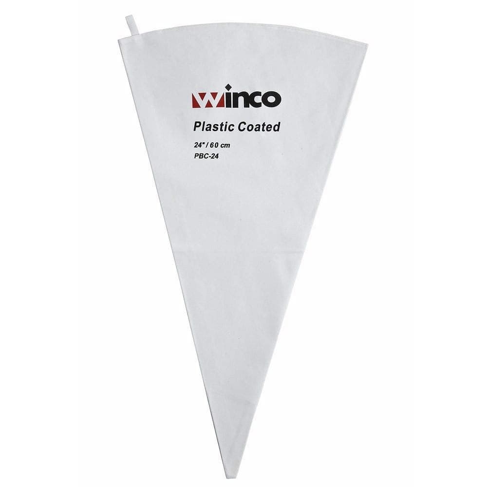 Winco PBC24 Pastry Bag Cotton with Plastic Coating 24InchWhiteMedium
