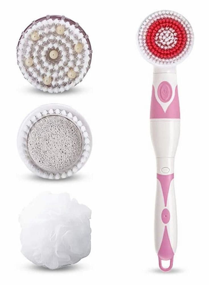 Electric Spin Massage Shower Brush Bath SPA Cleaning Waterproof Back Scrubber Long Handle Bathing Bathroom Spa Accessories 2022 New