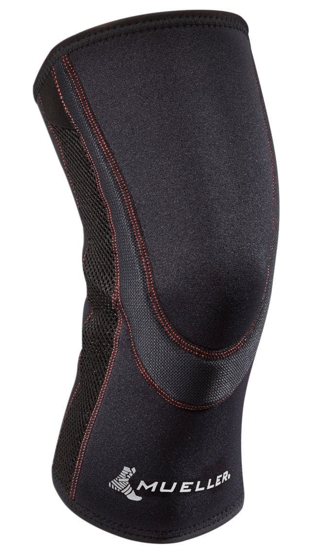 MUELLER Sports Medicine Breathable Closed Patella Knee Sleeve Knee Pain Relief Support for Men and Women Ideal for Arthritis Sprains Black Medium