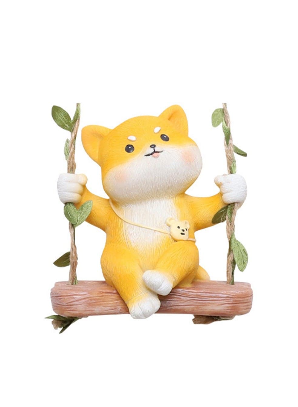 Cartoon Garden Creative Flower Pot Pendant, Courtyard Gardening Climbing Tree Pendant Animal Balcony Outdoor Decoration Pendant (Shiba Inu)