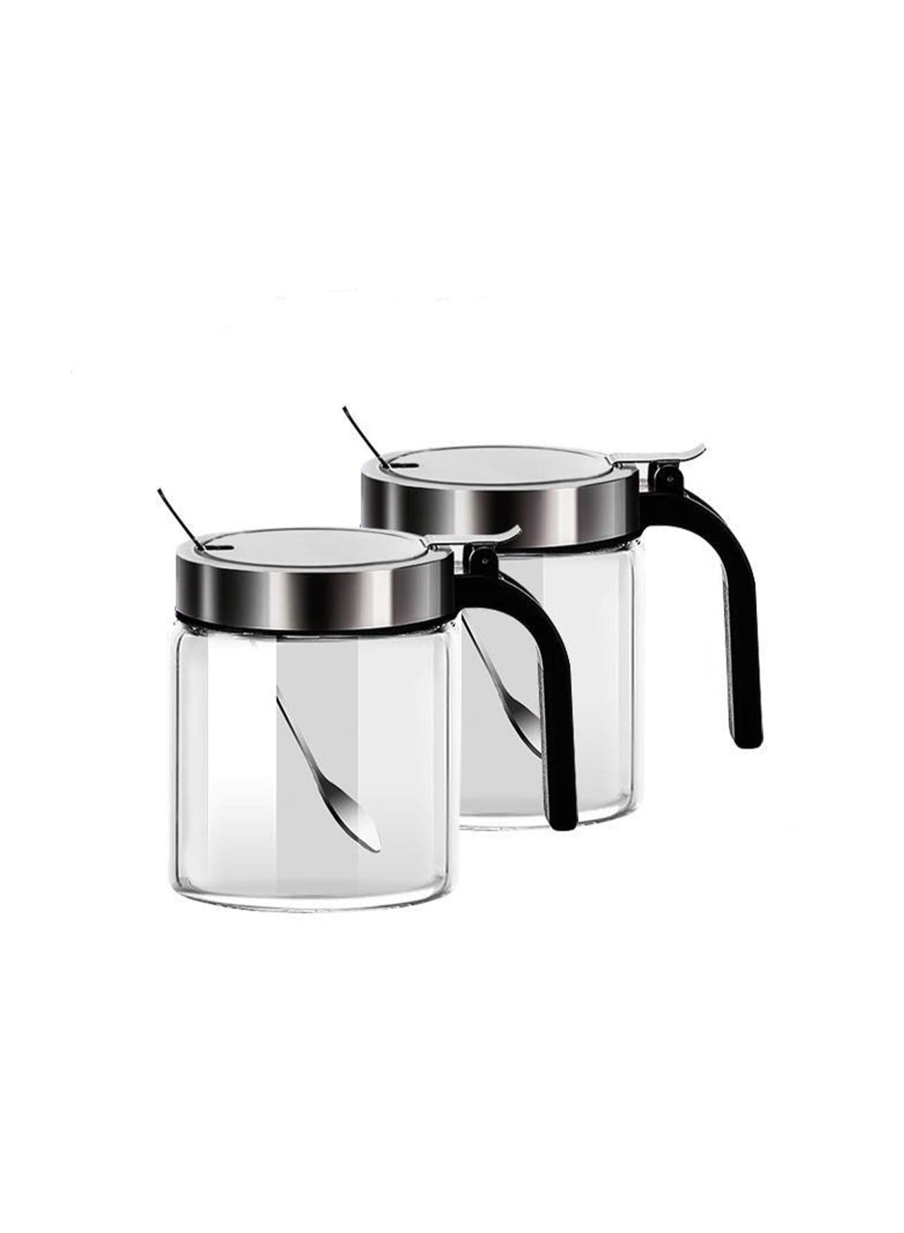 Sugar Salt Container Spice bottle Seasoning container 300 ml (two packs)