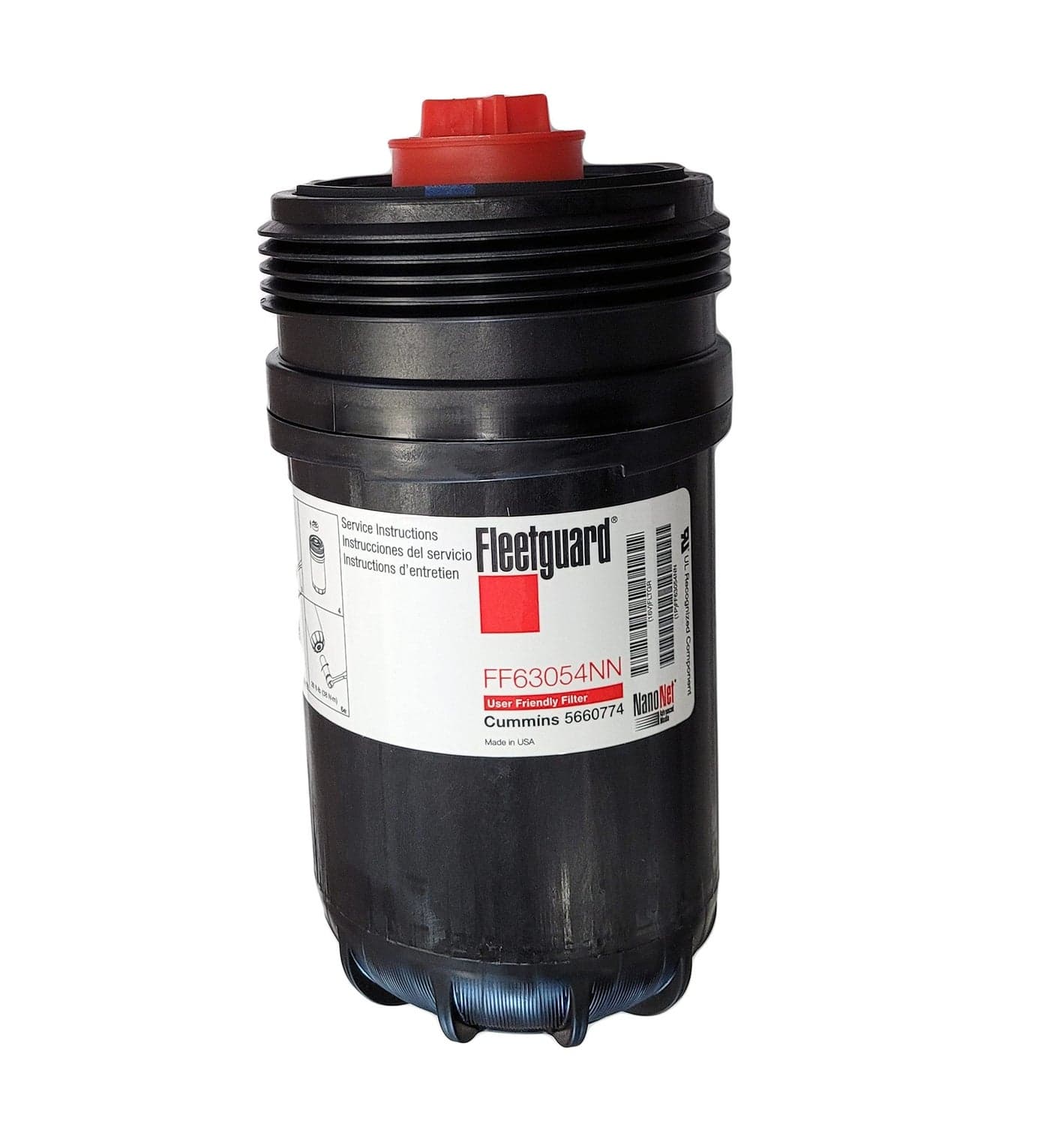 CFKIT FF63009 Fleetguard Fuel Filter Replaces for FF63054NN Pack of 6