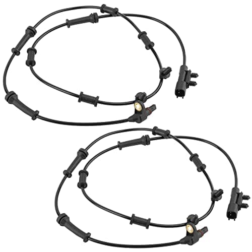 BOXI 2Pcs Front Left & Right ABS Wheel Speed Sensor Fit 2008-2017 for Jeep Wrangler 3.6L 3.8L / 2018 Wrangler JK Replace # 68003281AA 68003281AC ALS1918 695-900
