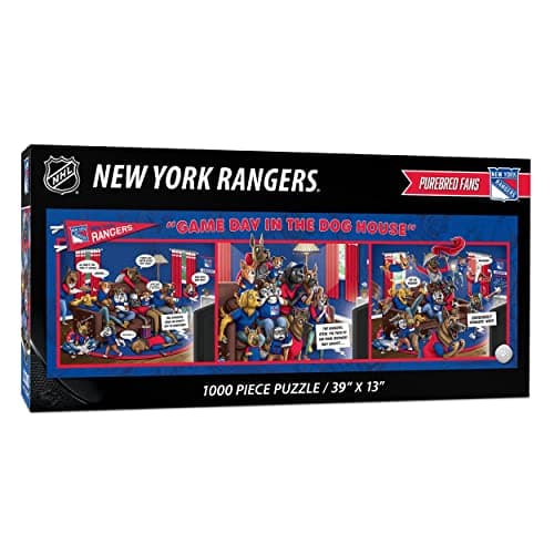 YouTheFan NHL New York Rangers Game Day in The Dog House 1000pc Puzzle