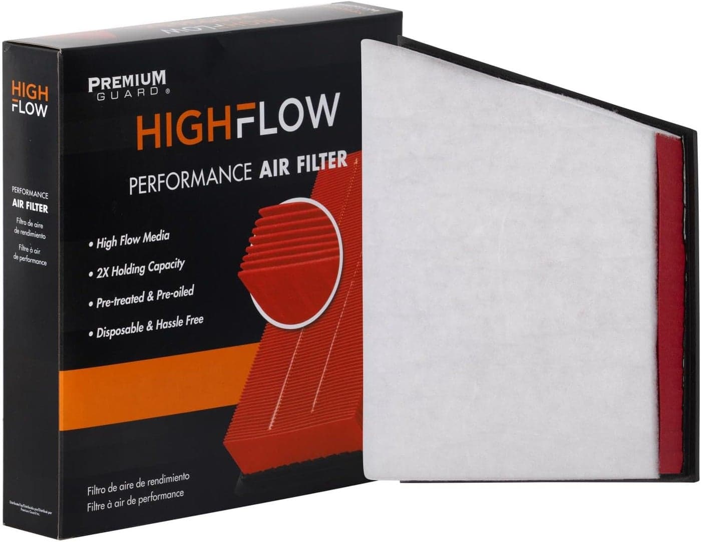 Premium Guard HIGHFLOW PA6146X High Performance Pre-Oiled Disposable Engine Air Filter