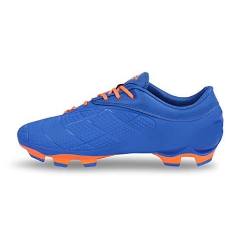 Nivia Dominator 2.0 Football Shoes for Men/Sports and Athletic Footwear with Upper TPU/Comfortable Football Shoes (Blue) UK- 10