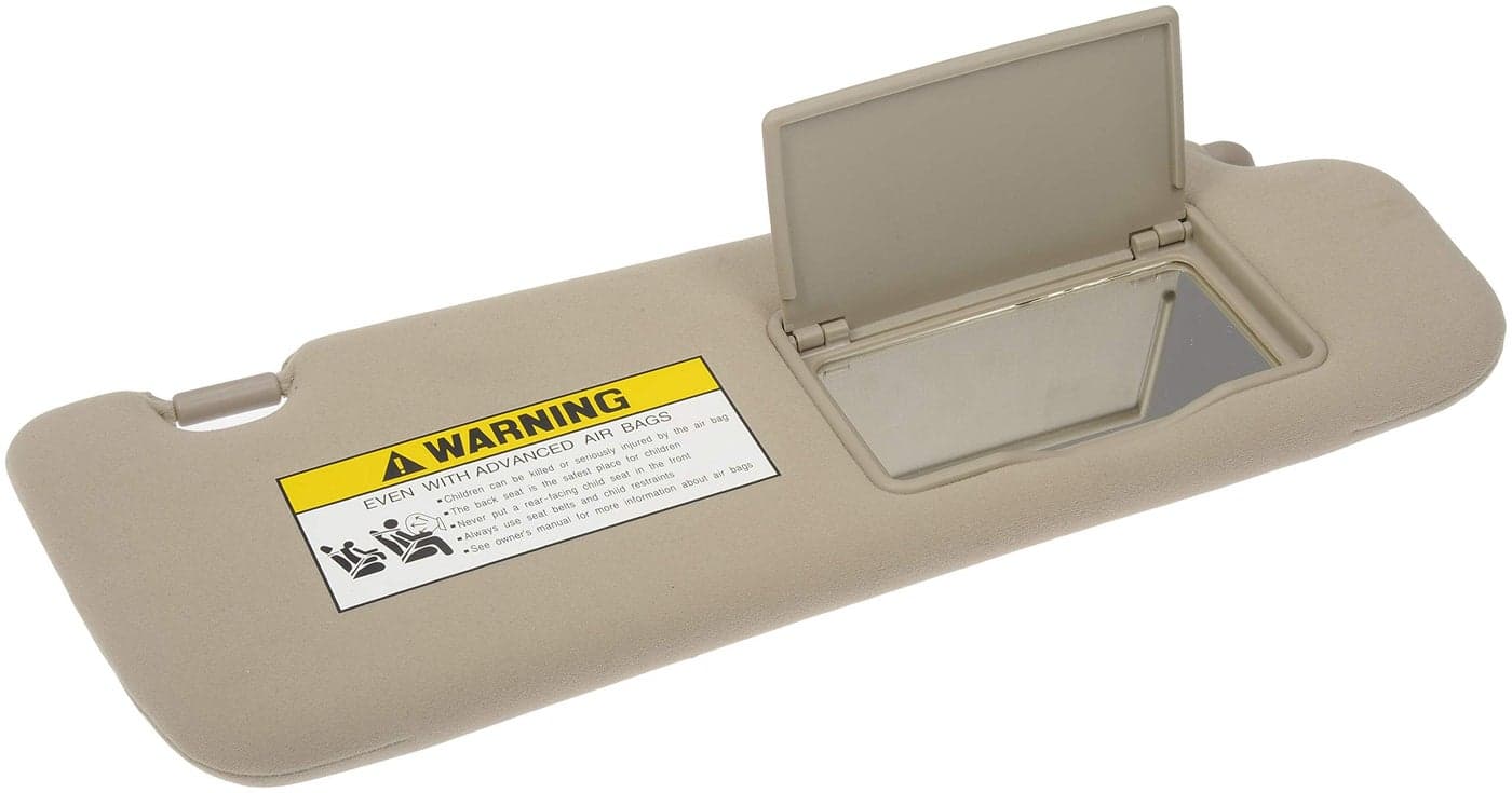 Dorman 74203 Passenger Side Sun Visor Assembly Compatible with Select Hyundai Models Beige