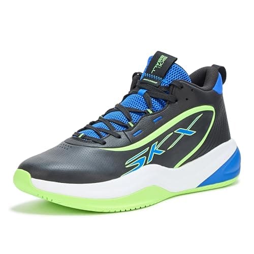 Skechers Mens Basketball SKX League Sneaker BlackBlue 95
