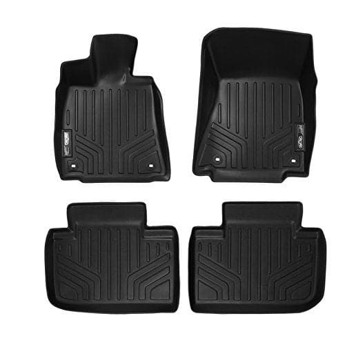 SMARTLINER Custom Fit Floor Mats 2 Row Liner Set for 2014-2025 Lexus is