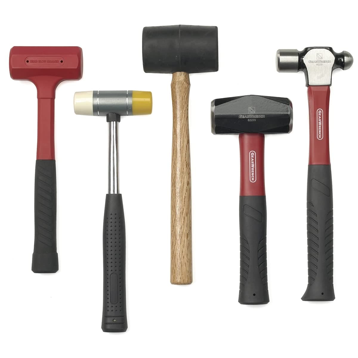 GEARWRENCH 5 Pc Hammer and Mallet Set 82303D