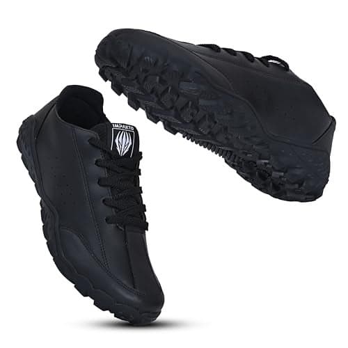Impakto Outwork Men’s Barefoot Shoes | Wide Toe Box Lightweight Shoes for Training, Running & Workout | Minimalist Zero-Drop for Natural Movement | Anti-Skid & Flexible Rubber Sole