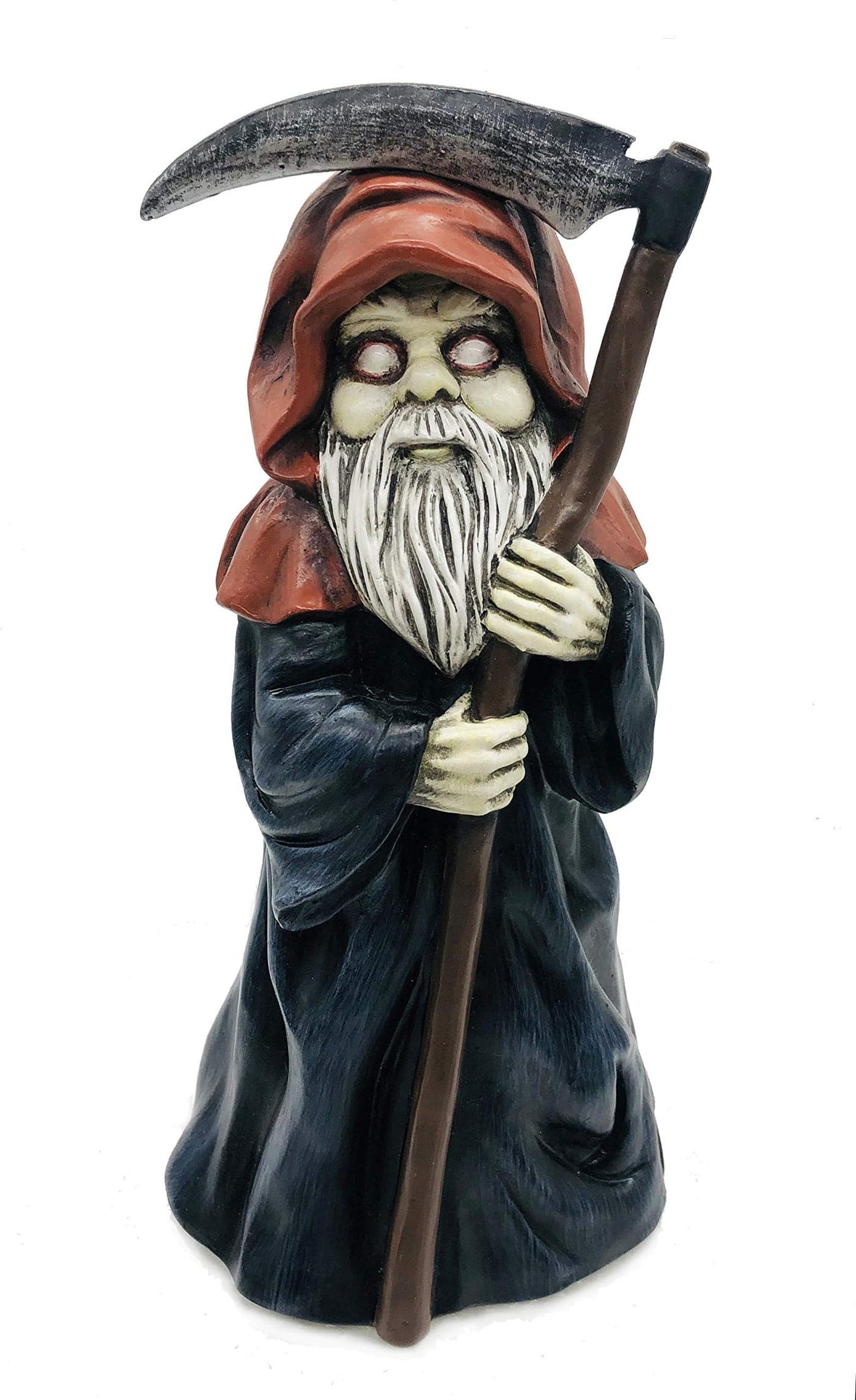 FICITI Garden gnome Reaper Statue Evil Gnome Scary Gnome for Lawn Ornaments Indoor or Outdoor Decorations Halloween Decoration 85 Inch Tall