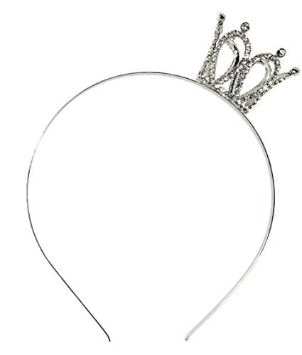 Elegant Birthday Crown, Tiara and Headband for Girls and Women - Queen-Inspired Silver Crowns for Parties and Celebrations