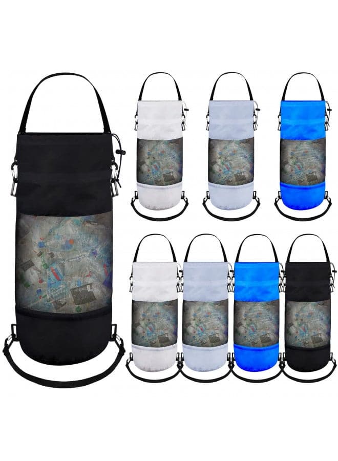 8 Pack Boat Trash Bags Portable Boat Trash Container for Trash Trapper, Reusable Boat Trash Bag Hoop Mesh Boat Trash Can, Boat Garbage Container for Men Women Boat Kayak Camper Fishing Cabin Storage