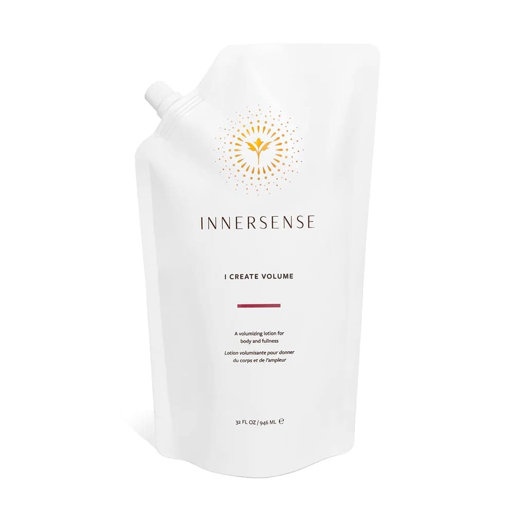 INNERSENSE Organic Beauty Natural I Create Volume Hair Volumizing Lotion NonToxic CrueltyFree Clean Haircare Refill Pouch 32 fl oz 946 ml