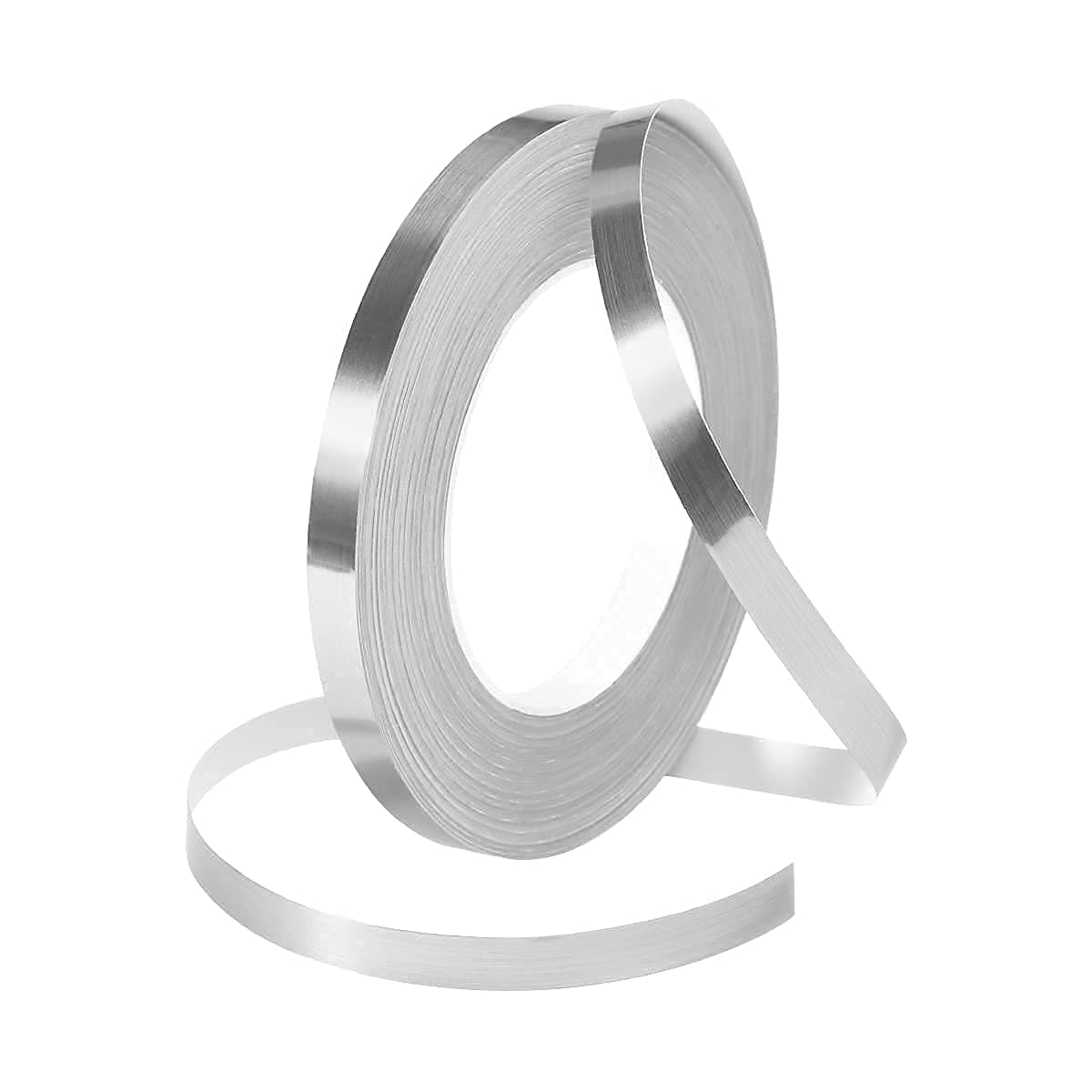 Styxon Tile Sticker Gap Sealing Tape Silver Foil SelfAdhesive Wall Floor Decor Tape1cmx50 Meters SilverPack2