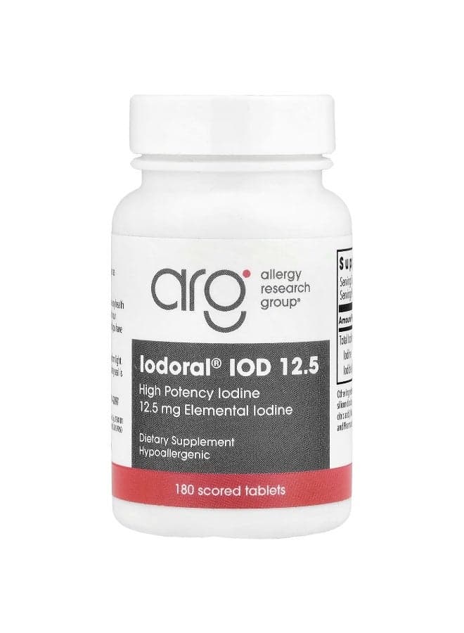 Optimox, Iodoral® IOD 12.5, 12.5 mg, 180 Scored Tablets