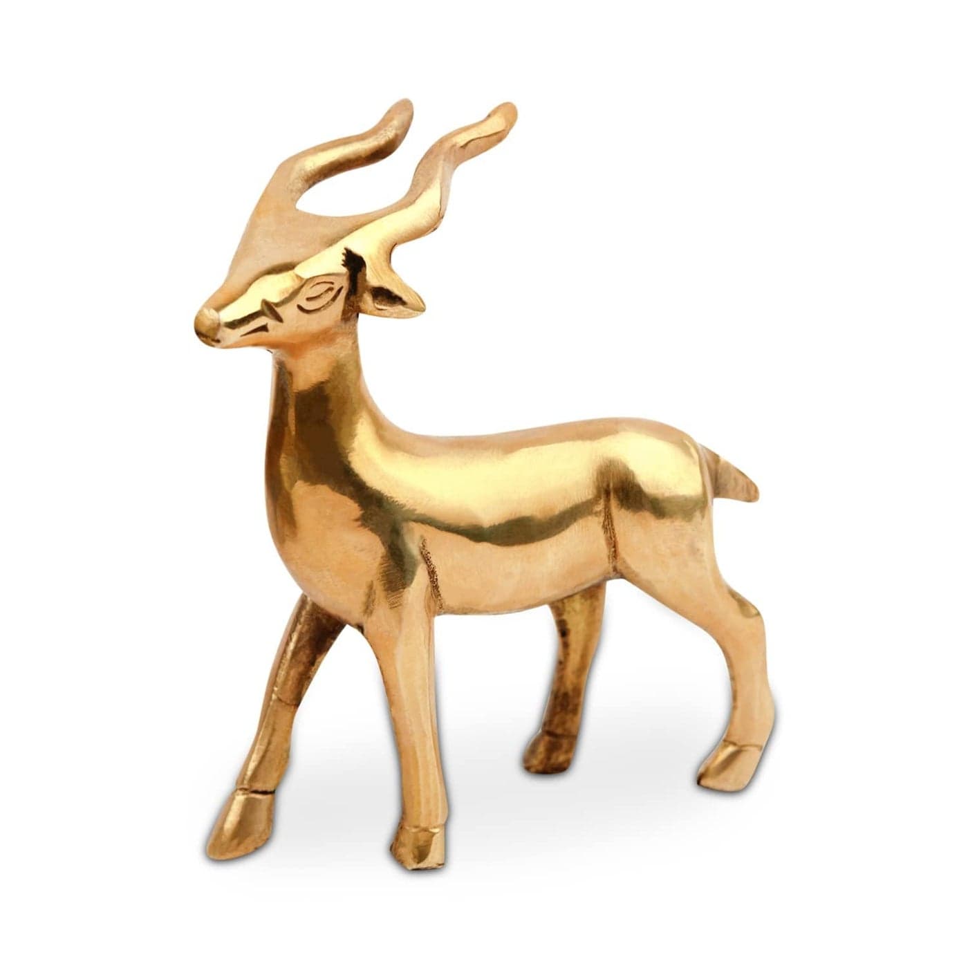 TREEMAISON Vastu Brass Deer Statue Idol MahaVastu RemediesBrass Idol Feng Shui Products Home Office