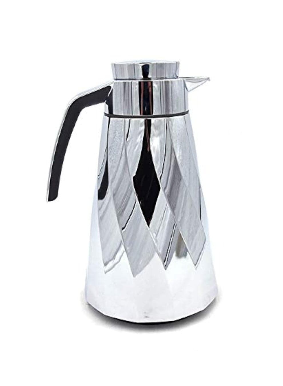 Cone Swirl Flask - Chrome 1.5L