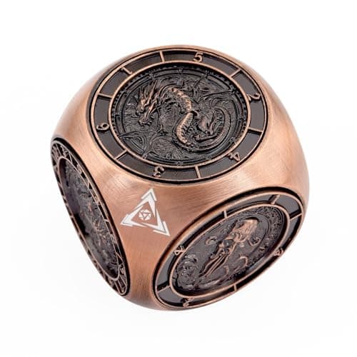 Haxtec Spinner Dice 7in1 Metal DND Dice Set Unique Dice Spinner Goblins Metal DD Die for Dungeons and Dragons DND Gifts