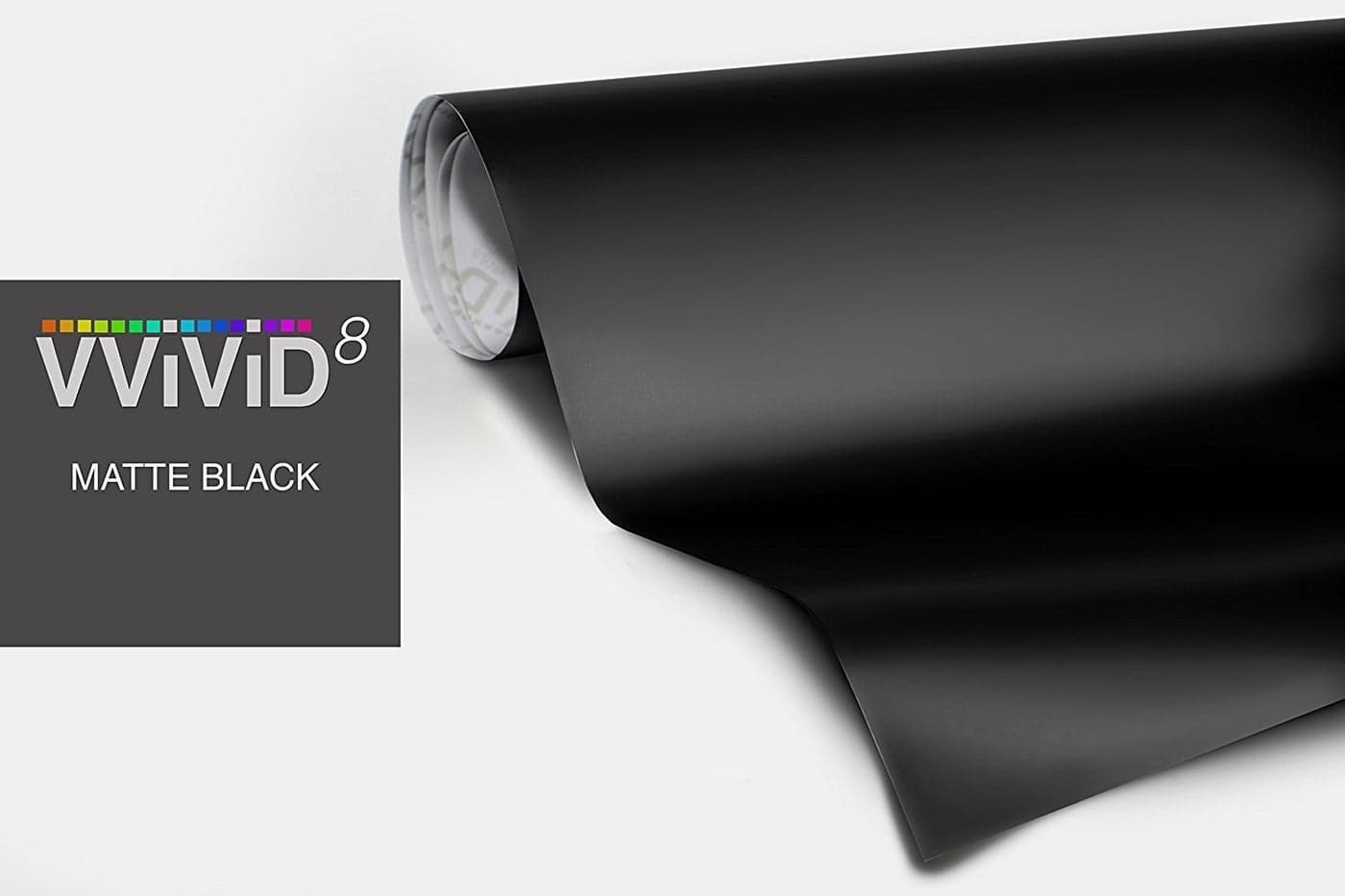 Matte Deep Black 3ft x 5ft Car Wrap Vinyl Roll with Air Release 3MILVViViD8