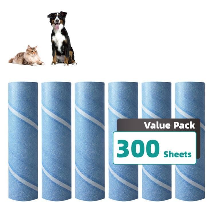 Layers Large Lint Roller Refill Suitable for Most Large Rollers mega Rollers 10 in Wide Roller in The Market 6 Packs