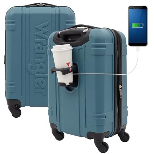 Wrangler Astral Hardside Luggage Hydro 20Inch CarryOn