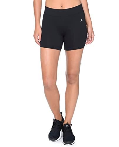 Danskin Women's Essential 5'' Bike Short, Black, X-Large
