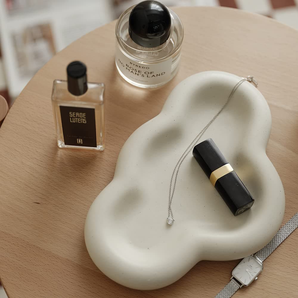 Chubby Jewelry Tray Cute Cloud Trinket Dish