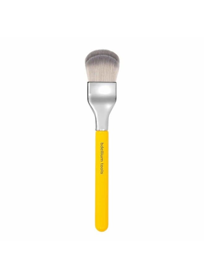 Professional Makeup Brush - Studio Series 952 Small Rounded Double Dome Blender - With Soft Synthetic Fibers, For Application & Blending (Yellow, 1pc)