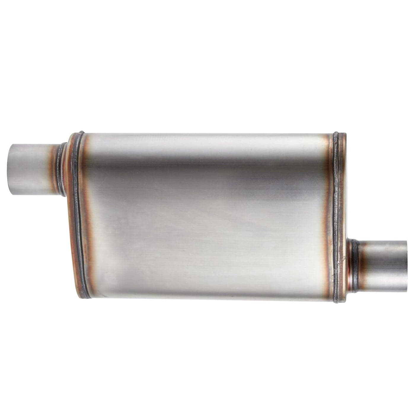 Floshine Universal 409 Stainless Muffler StraightThrough Performance Muffler Exhaust offset in offset out 25