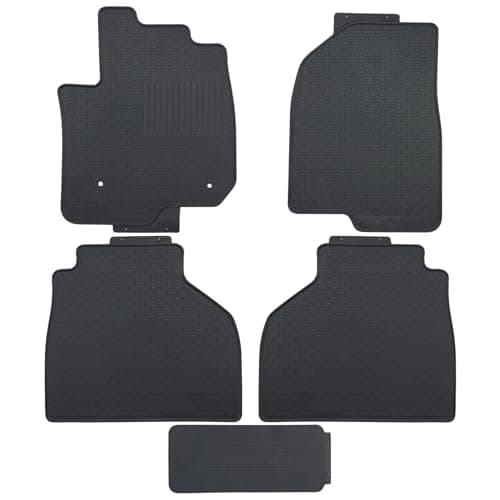Custom-fit for 2019-2025 Chevrolet Silverado 1500/GMC Sierra 1500 & 2020-2025 Chevy Silverado/GMC Sierra 2500HD/3500HD Crew Cab Premium All-Weather Rubber Floor Mats and Liners