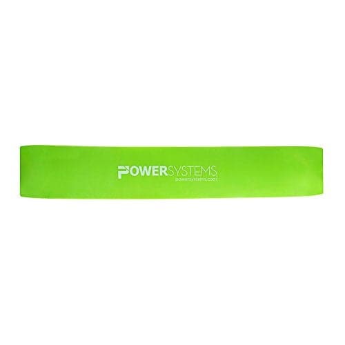Power Systems Resistance Band – Light Resistance, Commercial Grade Exercise Loop Band for Working Out, Elastic Band for Physical Therapy, Strength, Fitness Training at Home or Gym