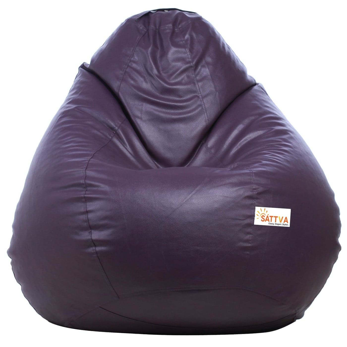 Sattva Classic Bean Bag Cover Without Beans XL Size Purple